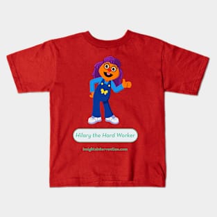 Hilary the Hard Worker Kids T-Shirt